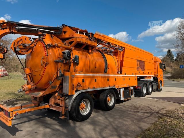 Saugwagen MERCEDES-BENZ Assmann Auflieger Saug-Druck-Kombi  / Recycler