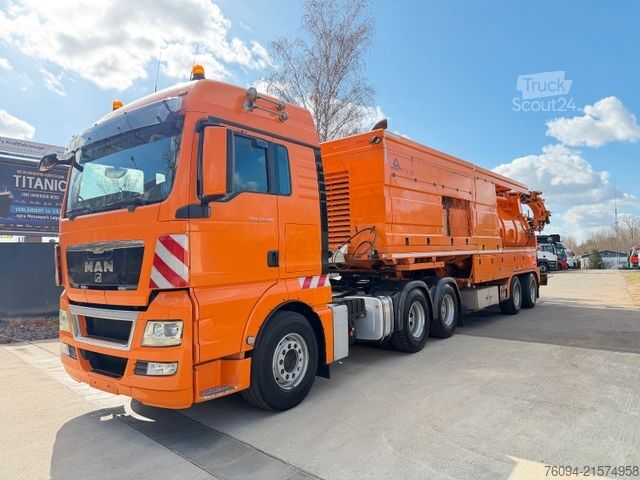 Saugwagen MERCEDES-BENZ Assmann Auflieger Saug-Druck-Kombi  / Recycler