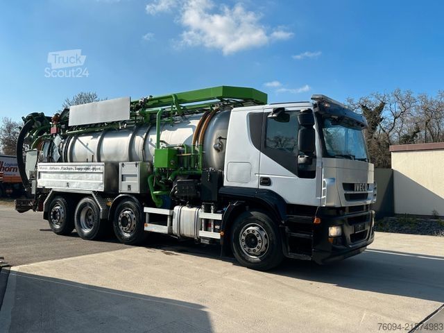 Autocisterna a vuoto IVECO Stralis 260S48 Sinz ADR SaugDruck Kombispül.Recy