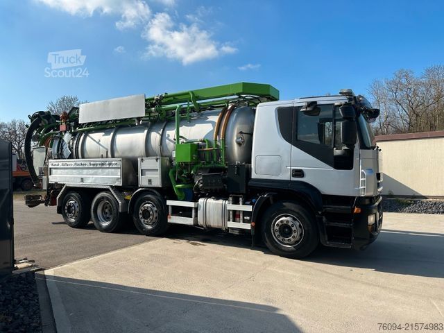 Autocisterna a vuoto IVECO Stralis 260S48 Sinz ADR SaugDruck Kombispül.Recy