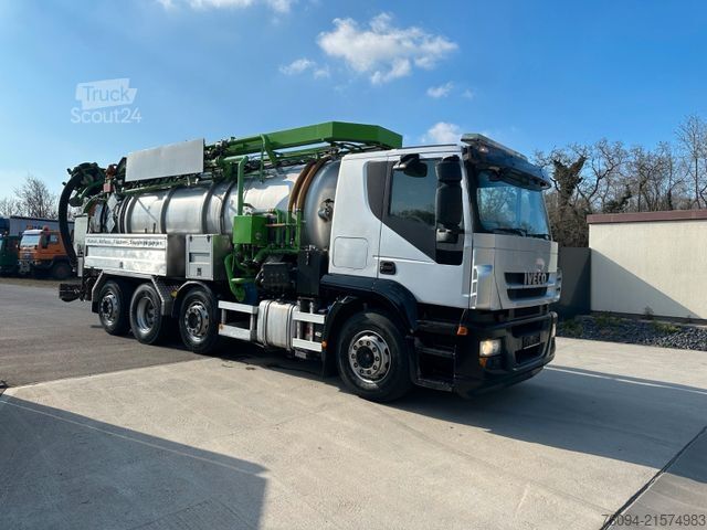 Autocisterna a vuoto IVECO Stralis 260S48 Sinz ADR SaugDruck Kombispül.Recy