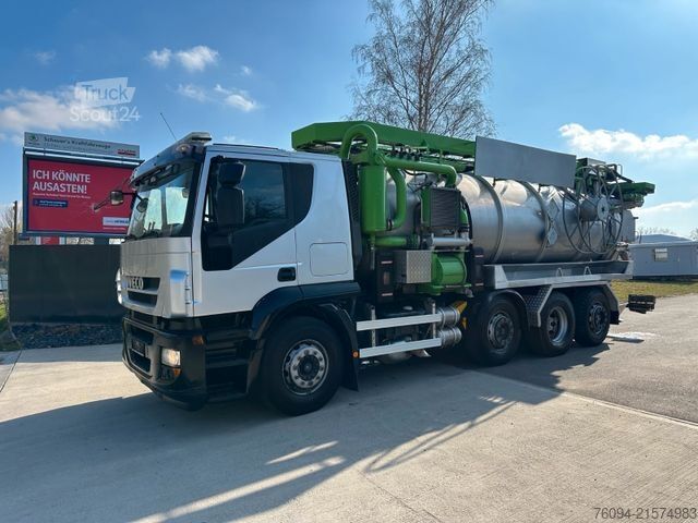 Autocisterna a vuoto IVECO Stralis 260S48 Sinz ADR SaugDruck Kombispül.Recy