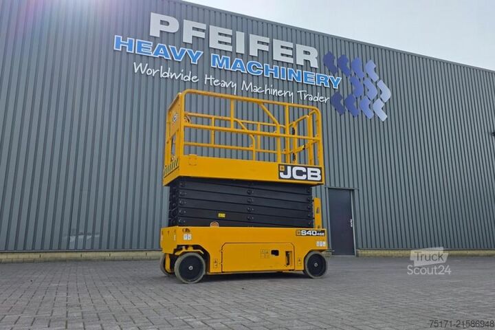 Scissor lift JCB S4046E Valid inspection, *Guarantee! 12m Working H