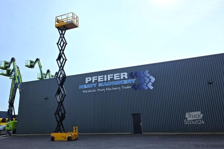 Scissor lift JCB S4046E Valid inspection, *Guarantee! 12m Working H