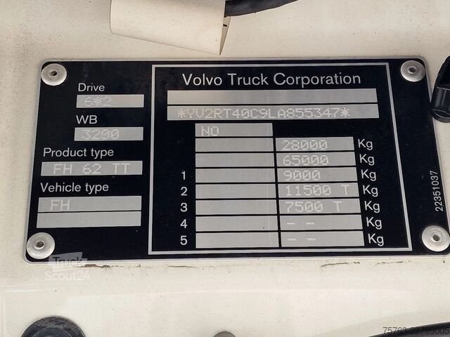 Standaard-SZM Volvo FH 13.500 Globetrotter XL 6x2 - Full air - Leat...