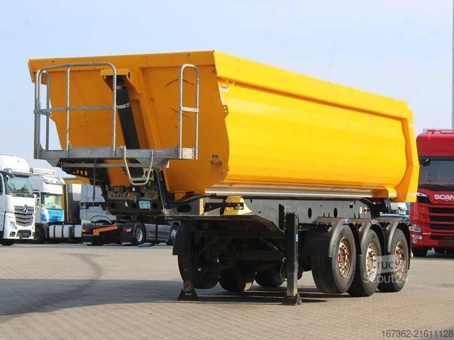 Полуремарке самосвал MEILLER MHPS 12/27 NOSS2, LIFTING AXLE, SAF, 27 m³