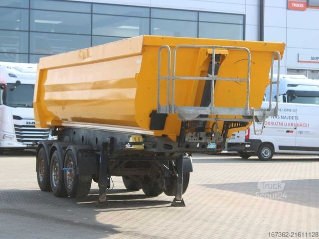 Полуремарке самосвал MEILLER MHPS 12/27 NOSS2, LIFTING AXLE, SAF, 27 m³