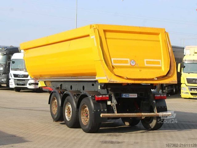 Полуремарке самосвал MEILLER MHPS 12/27 NOSS2, LIFTING AXLE, SAF, 27 m³