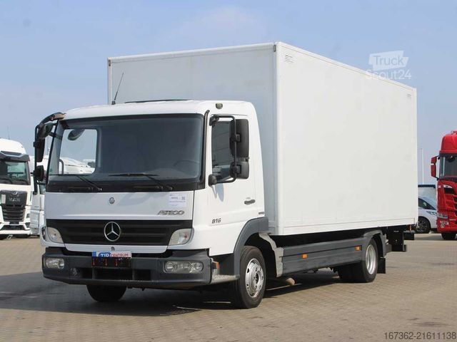 Box van MERCEDES-BENZ ATEGO 816, EURO 5, TAIL LIFT