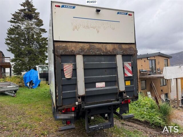 Transporte refrigerado/congelado Scania P270 4x2 box truck with full side opening and tail