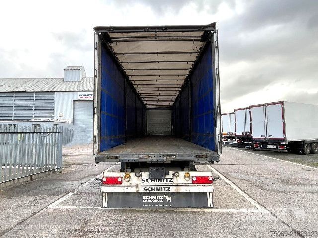 Open semitrailer with tarp Schmitz Cargobull Curtainsider Coil