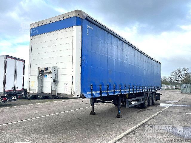 Open semitrailer with tarp Schmitz Cargobull Curtainsider Coil