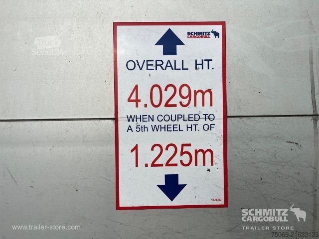 Open semitrailer with tarp Schmitz Cargobull Curtainsider Coil