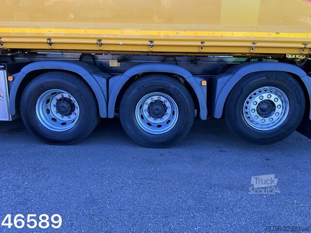 3-zijdige kipper Man TGS 35.360 8x4 Euro 6 HMF 22 Tonmeter Z-kraan