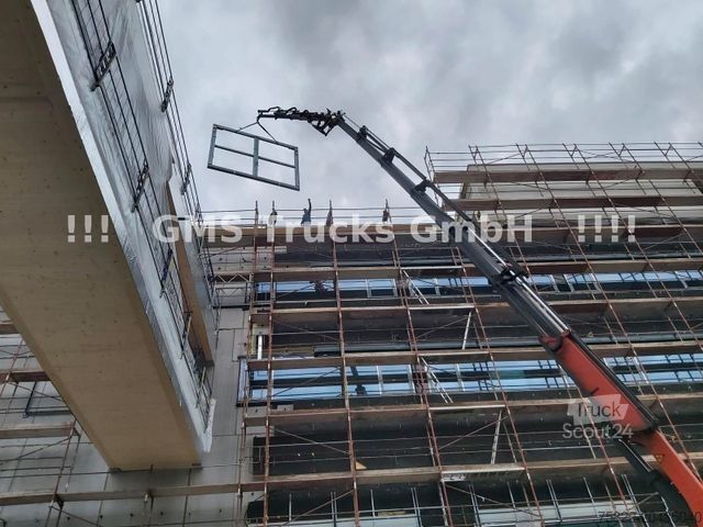 Tovorno vozilo s ravno platformo in ponjavo MAN TGS / NUR149km / 31m Palfinger Kran PK 34002+Jib