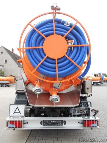 Vakuuminė cisterna sunkvežimis MAN TGM 26.320 6x2-4 BL / Faros 14/1 piston