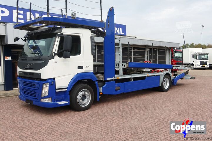 Autonkuljetuspakettiauto Volvo FM 330 5 car transporter KASSBOHRER, 4x2