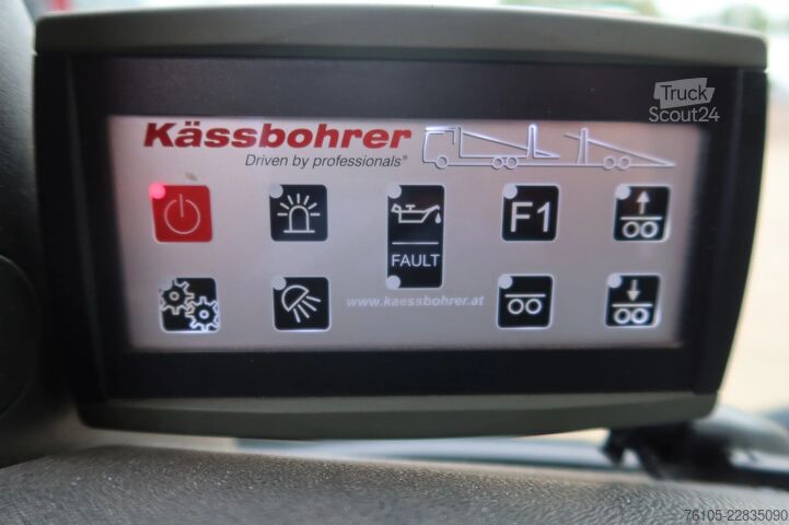 Autonkuljetuspakettiauto Volvo FM 330 5 car transporter KASSBOHRER, 4x2