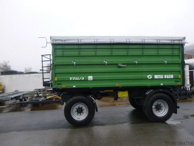 Remorcă basculantă trilaterală  Metal-Fach T711/3 2-Achs 3-Seitenkipper 16to