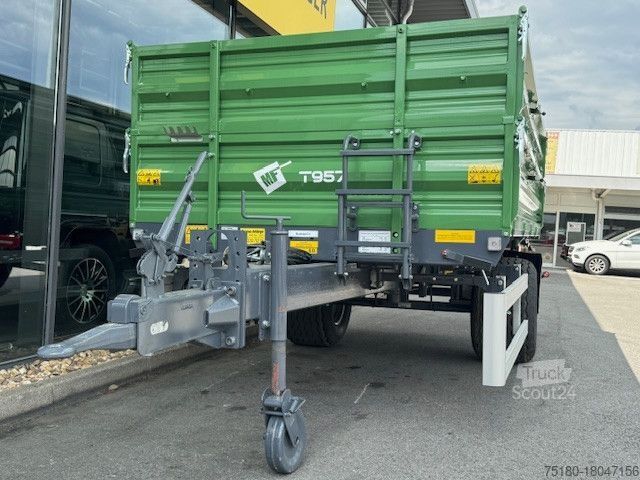 Dreiseitenkipper Anhänger Metal-Fach T957 1-Achs Dreiseitenkipper 7to