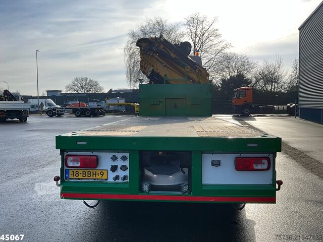 Crane truck DAF FAX 85 CF 410 HMF 85 Tonmeter laadkraan + Fly-jib