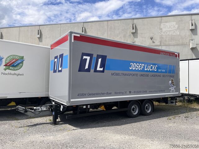 Remolque caja Möslein TKO 105 Schwebheim  Tandem- Möbel Koffer- Anhänger