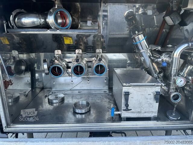 Food tanker Van Hool LEVENSMIDDELEN / 39.000L / 3-KAMMER / INOX / NL...