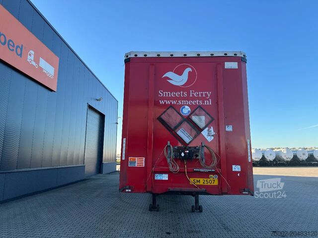 Sliding tarpaulins Pacton alu zijborden + planken, hardhouten vloer, NL-t...