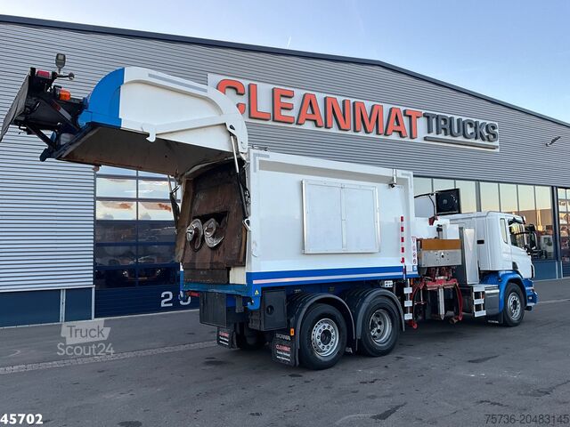 Vuilniswagen Scania P280 Euro 6 CNG VDL Translift zijlader Just 71...