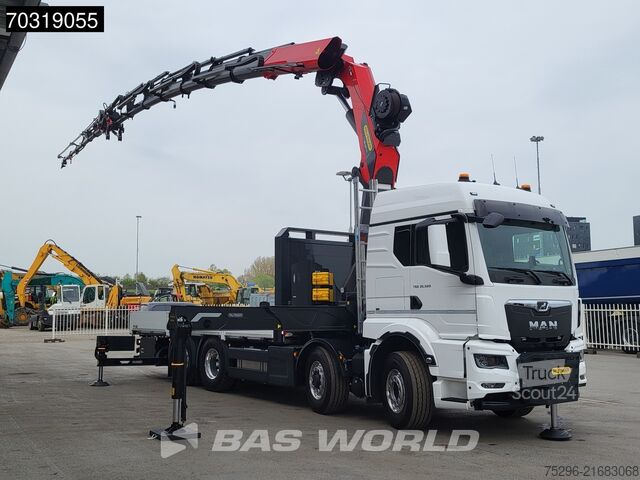 Lastplattform MAN TGX 35.520 8X4 NEW! Palfinger PK580 TEC Crane +...