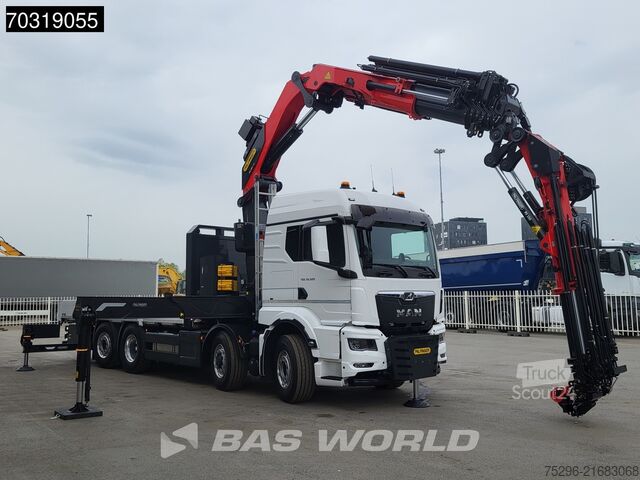 Lastplattform MAN TGX 35.520 8X4 NEW! Palfinger PK580 TEC Crane +...