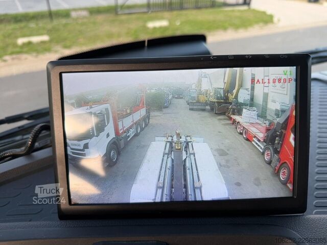 Systém hákového ramena Mercedes-Benz AROCS 3643 8x4 HOOKLIFT + 21m! CRANE FASSI F305...