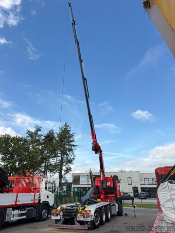 Systém hákového ramena Mercedes-Benz AROCS 3643 8x4 HOOKLIFT + 21m! CRANE FASSI F305...