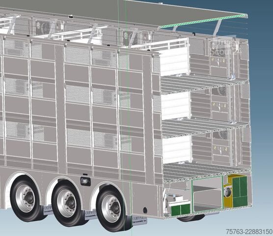 Viehtransport CUPPERS NEW - 3 stock livestock - Water & Ventilation -...