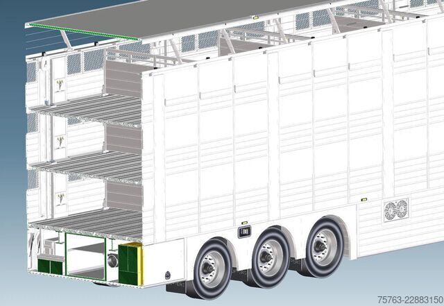 Viehtransport CUPPERS NEW - 3 stock livestock - Water & Ventilation -...