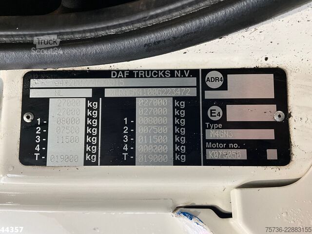 Автомобиль для сбора мусора DAF FAG CF 300 Euro 6 Zoeller 20m³