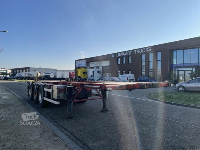 Transport av containrar Burg BPO 12-27 CCXGX-00 20-30 FT Tank / ADR / BPW Ax...