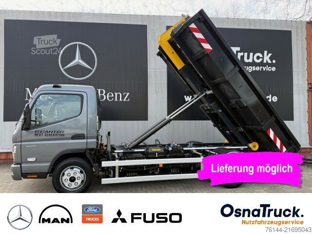 Tipper van FUSO 7C18e Palfinger Abrollkipper Klima,Nutzl.3195 KG