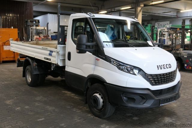Tre-vejs tippevogn IVECO 70C18 HI-MATIC 4x2, Meiller, 2x AHK, Klima