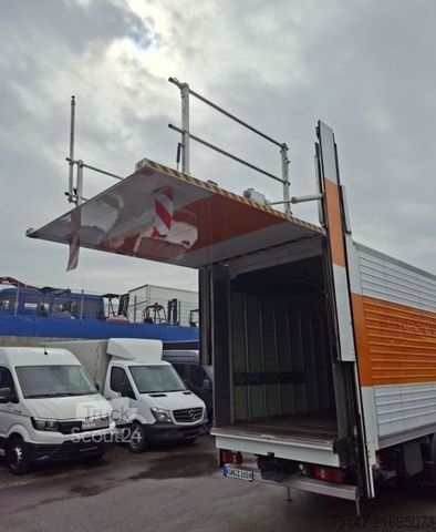 Camión caja MAN 12.192 Oldtimer 3-Sitzer Hebebühne bis 3,45 m