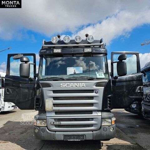 Abrollkipper SCANIA R480 Abrollkipper, Meiller RK20-65,Retarder, TÜV