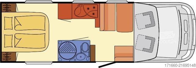 Teilintegriertes Wohnmobil DETHLEFFS Magic Edition T 1 DBM White Wenig Kilometer!