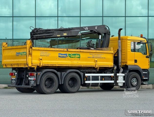 Autocarro ribaltabile MAN TGA 26.350 6X4 HIAB 144D-2 KIPPER ONLY 149.000 K