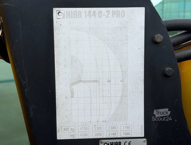 Autocarro ribaltabile MAN TGA 26.350 6X4 HIAB 144D-2 KIPPER ONLY 149.000 K