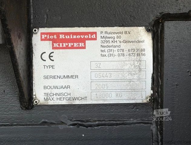 Autocarro ribaltabile MAN TGA 26.350 6X4 HIAB 144D-2 KIPPER ONLY 149.000 K