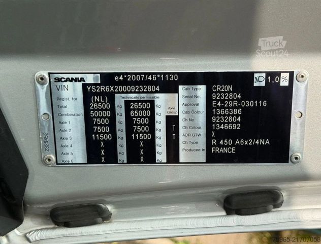 Tracteur routier standard SCANIA R450 N333