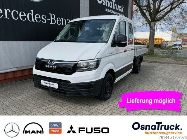 Furgão pick-up MAN TGE 3.140 DOKA Pritsche Klima, 7-Sitze