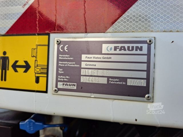 Veegmachine MERCEDES-BENZ 1524 L Atego FAUN VIAJET 6 R HD-Anlage