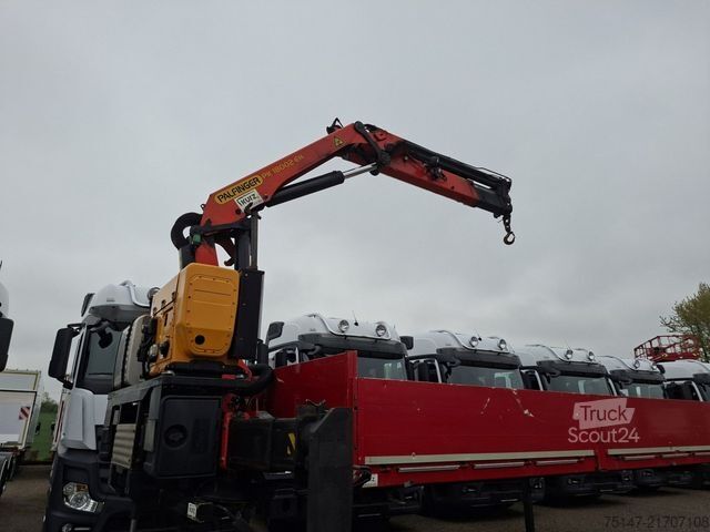 Değiştirme kasalı treyler PALFINGER BDF Wechselbrücke Kran PK18002 Diesel Aggregat