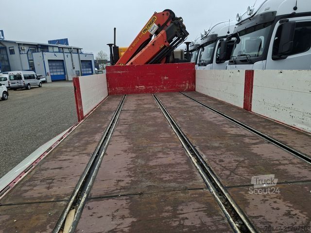 Değiştirme kasalı treyler PALFINGER BDF Wechselbrücke Kran PK18002 Diesel Aggregat